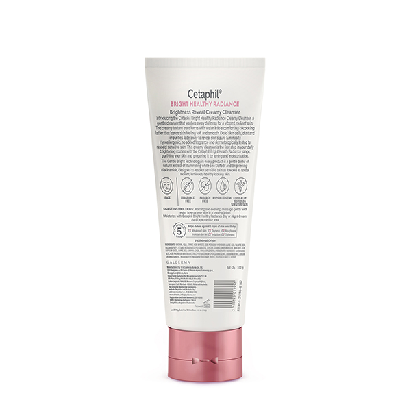 Cetaphil Bright Healthy Radiance Brightness Reveal Creamy Cleanser 100gm - Image 2